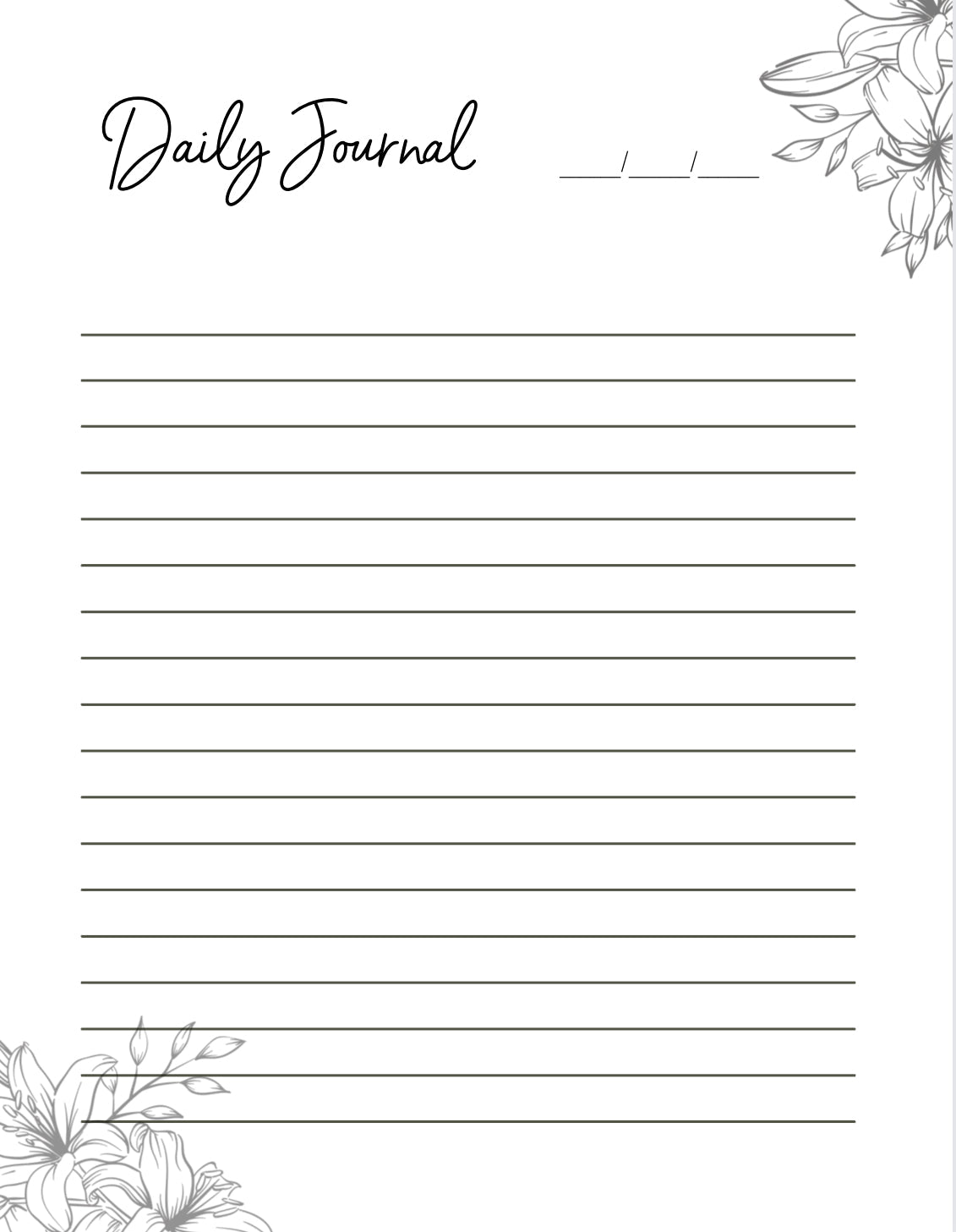 Untamed Joy Guided Workbook and Journal & Daily Questions BUNDLE